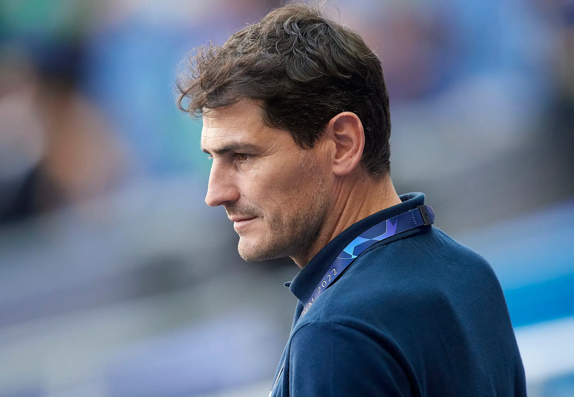 Iker Casillas at Stade de France on May 27, 2022 in Paris, France. Liverpool will face Real Madrid in the UEFA Champions League final on May 28, 2022. (Photo by Jose Breton/Pics Action/NurPhoto via Getty Images)