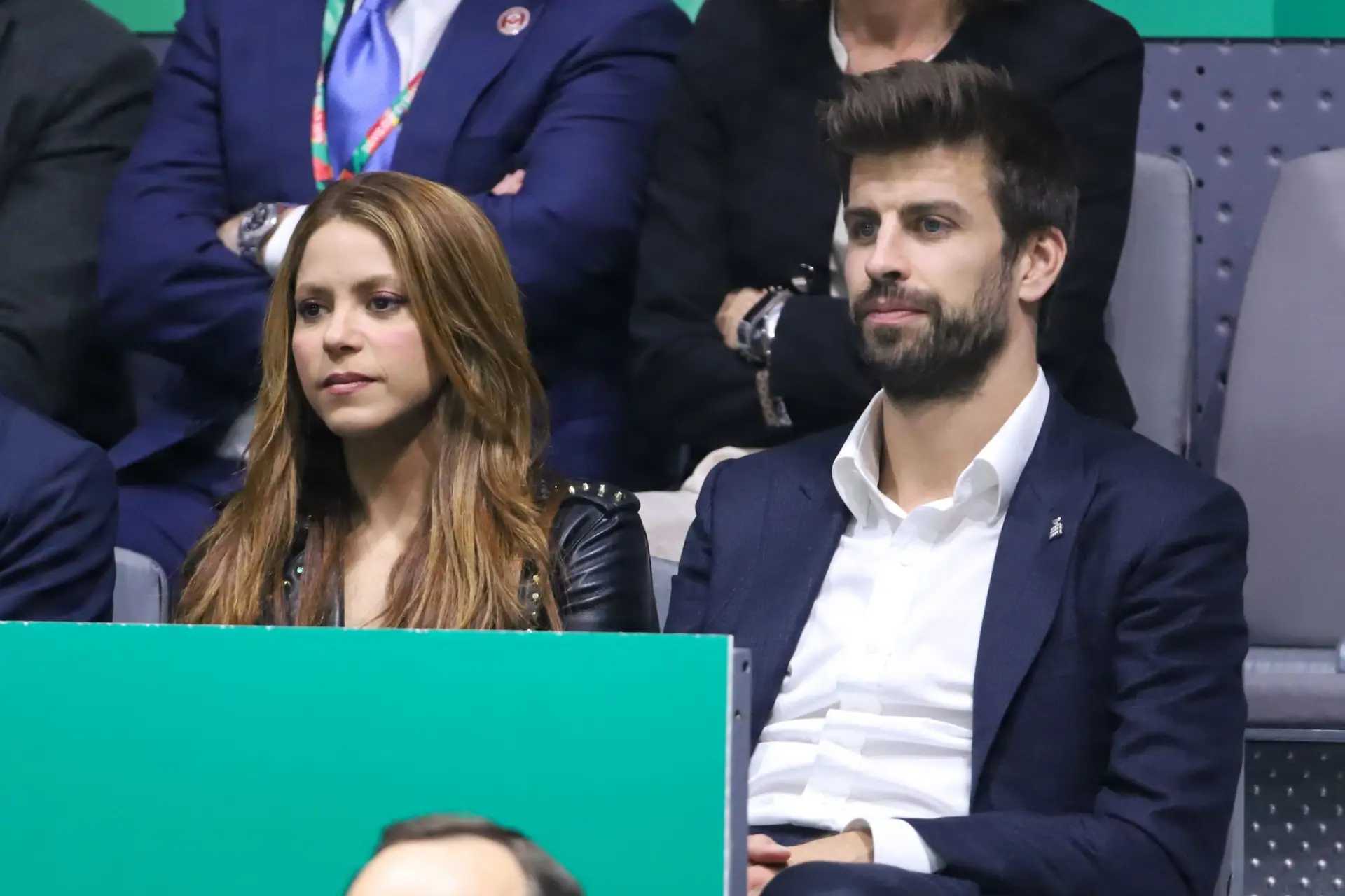 MADRID, SPAIN – NOVEMBER 24: Shakira and Gerard Pique attend Davis Cup Final at Caja Magica on November 24, 2019 in Madrid, Spain. (Photo by Europa Press Entertainment/Europa Press via Getty Images)