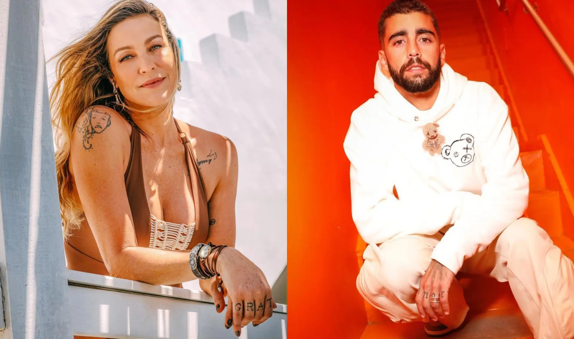 Bandeira branca? Luana Piovani e Pedro Scooby surgem juntos em festa
