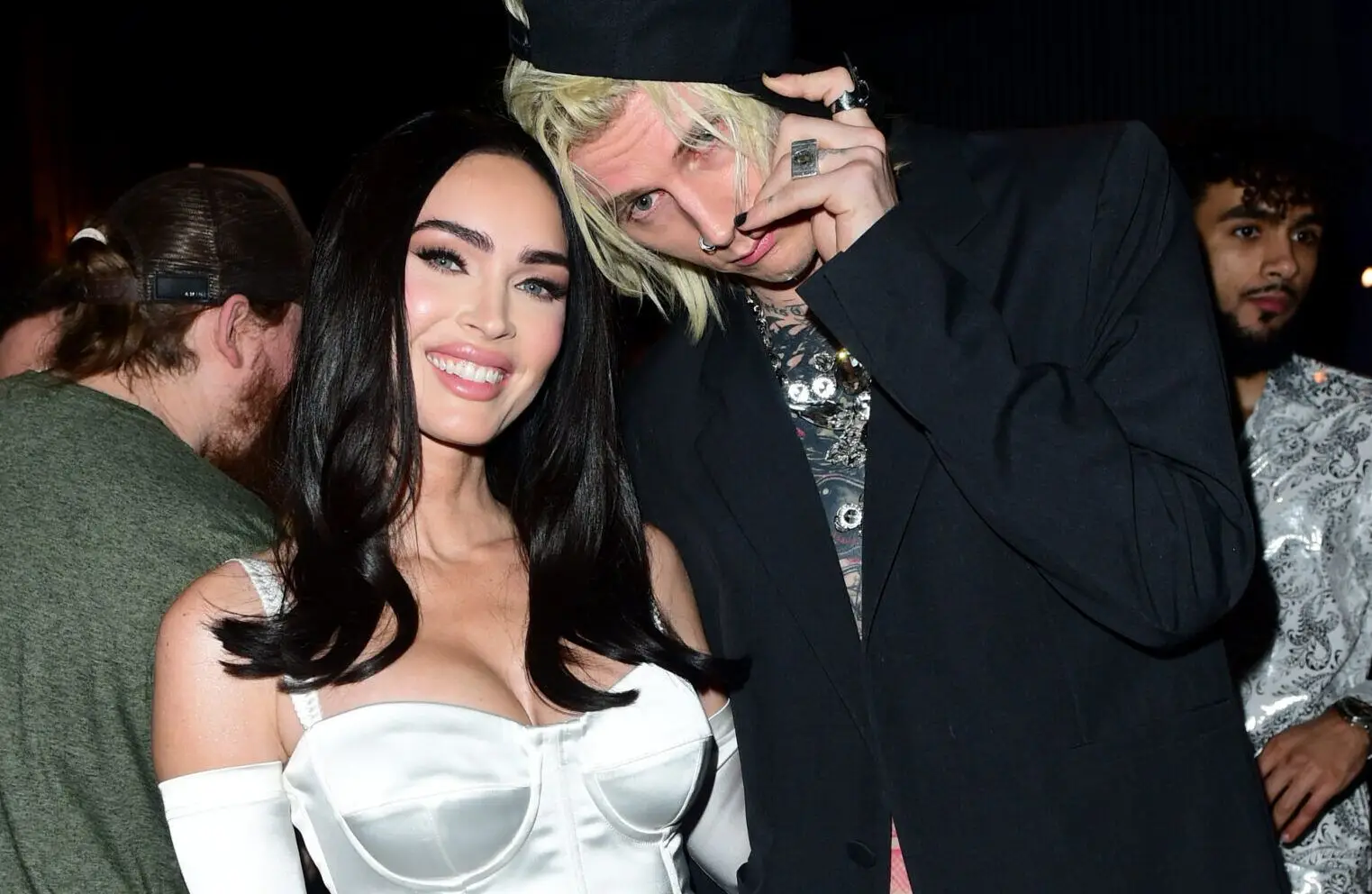 LOS ANGELES, CALIFORNIA – FEBRUARY 05: (L-R) Megan Fox and Machine Gun Kelly attend Universal Music Group’s 2023 After Party to celebrate the 65th Grammy Awards, Presented by Coke Studio and Merz Aesthetics’ Xperience+ at Milk Studios Los Angeles on February 05, 2023 in Los Angeles, California. (Photo by Vivien Killilea/Getty Images for Universal Music Group for Brands)