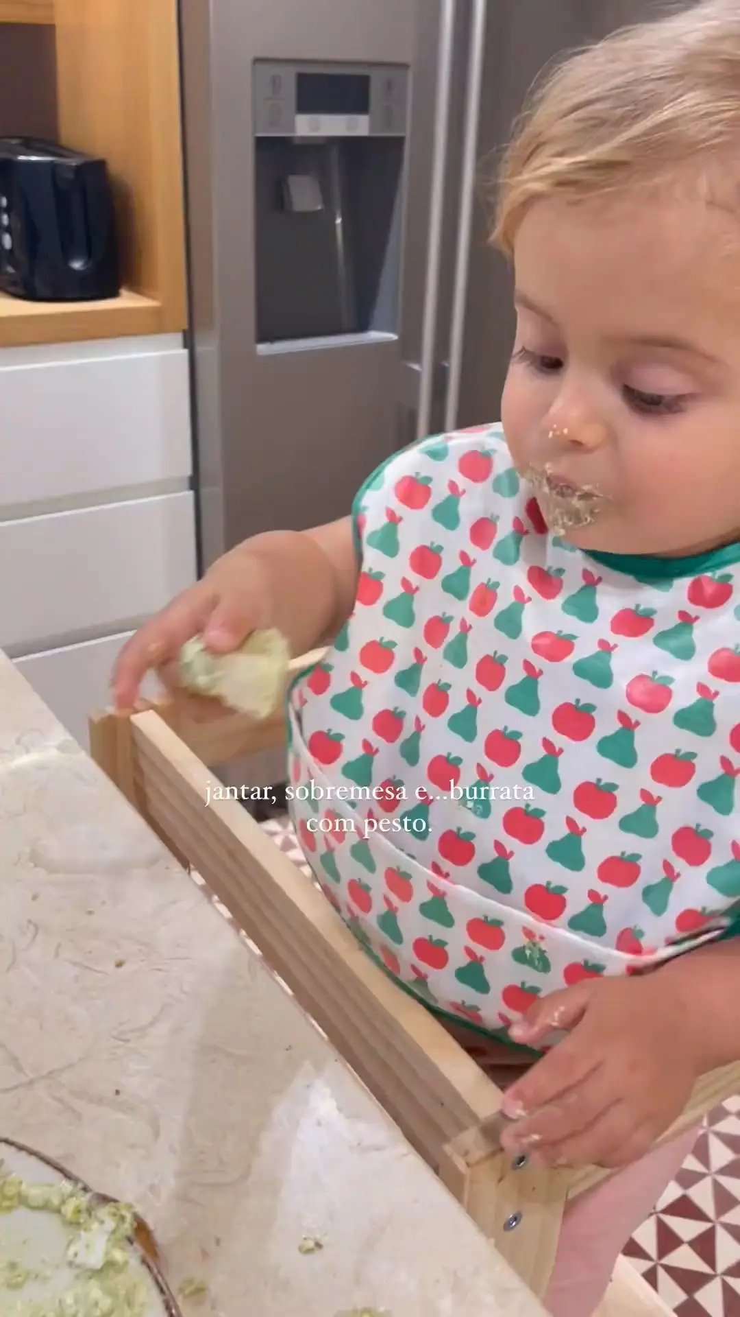 Burrata com pesto até à testa. Será esta a comida favorita da filha de Rita Patrocínio?