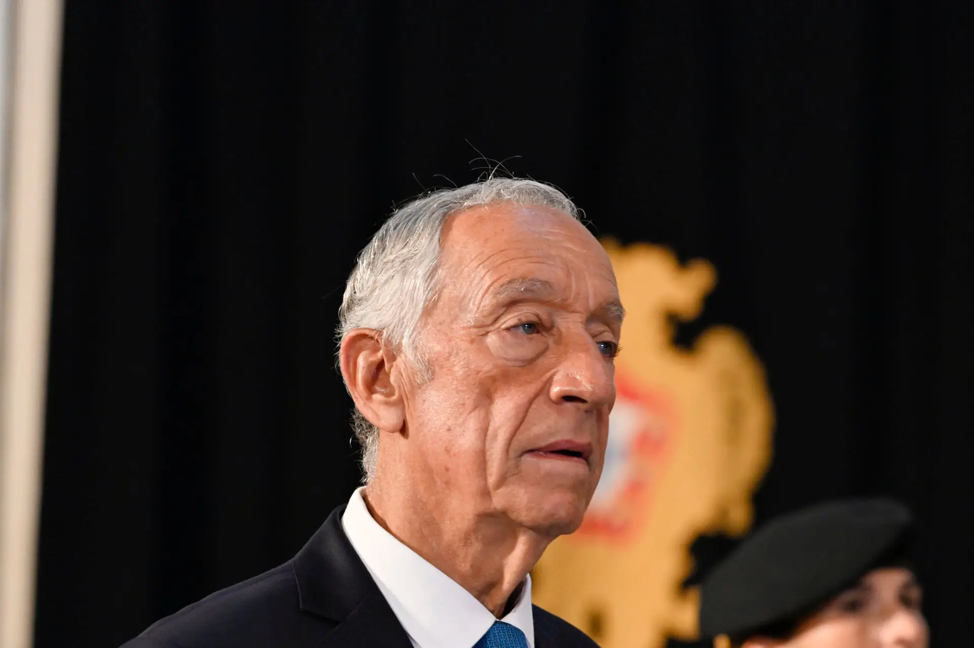 LISBON, PORTUGAL – JUNE 20: Portuguese President Marcelo Rebelo de Sousa waits to receive the President of the Republic of Senegal Macky Sall for a one-on-one meeting in Belem Presidential Palace at the beginning of his two-day State Visit to the country on June 20, 2023, in Lisbon, Portugal. Senegalese President Macky Sall, who met Russian President Vladimir Putin with other African leaders on June 17 a day after their meeting with Ukrainian President Volodymyr Zelensky as part of their mission to try a broker peace talks between Moscow and Kyiv, will also meet with Prime Minister Antonio Costa and with Lisbon Mayor Carlos Moedas. He will finally attend a Portuguese Parliament solemn session in his honor. (Photo by Horacio Villalobos#Corbis/Corbis via Getty Images)