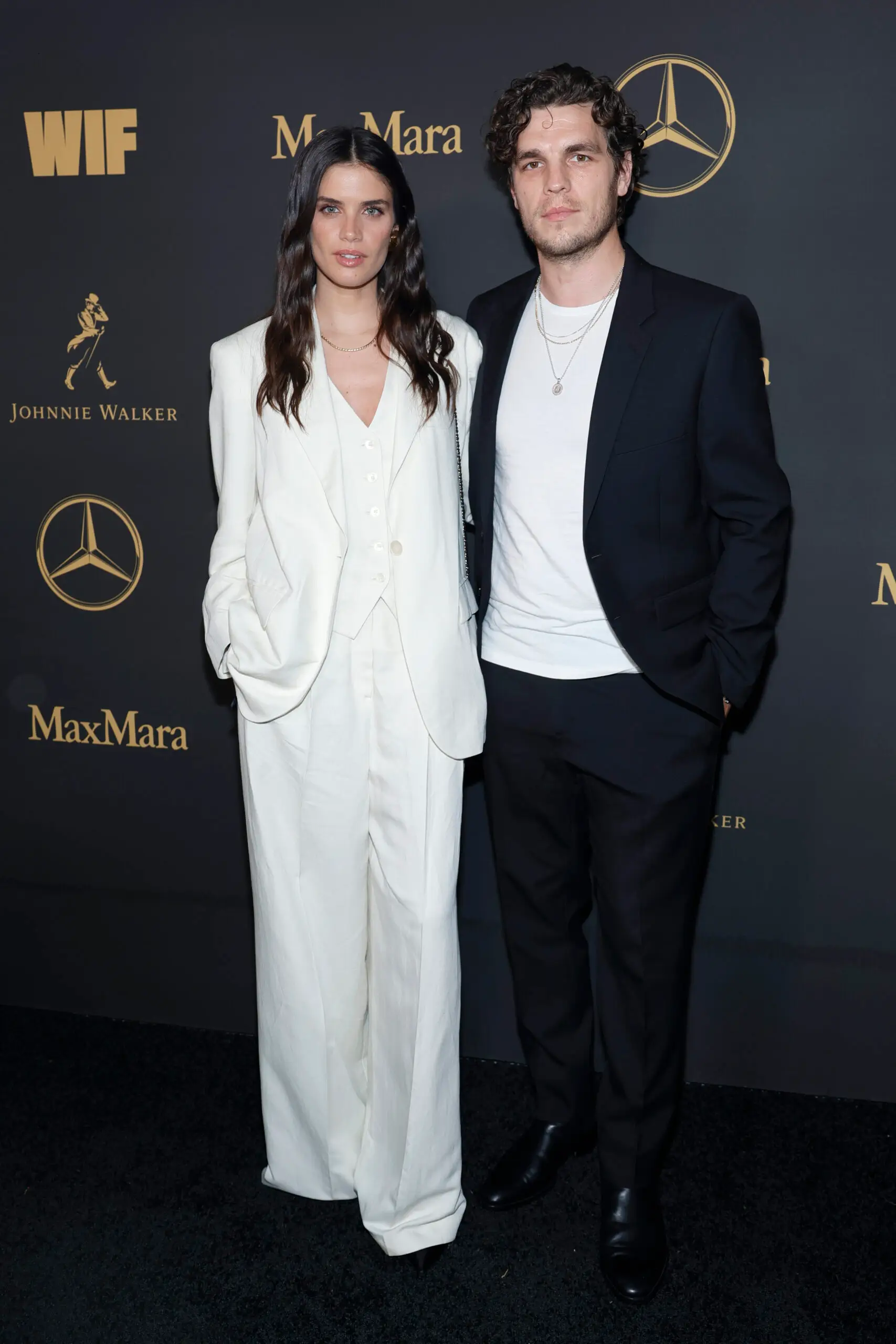 LOS ANGELES, CALIFORNIA – MARCH 10: (L-R) Sara Sampaio and Zac Frognowski attend the 16th Annual WIF Oscar® Party Presented By Johnnie Walker, Max Mara, And Mercedes-Benz on March 10, 2023 in Los Angeles, California. (Photo by Stefanie Keenan/Getty Images for WIF (Women In Film))