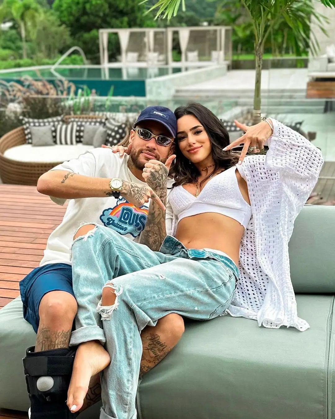 Neymar e Bruna Biancardi (Reprodução de Instagram, DR)