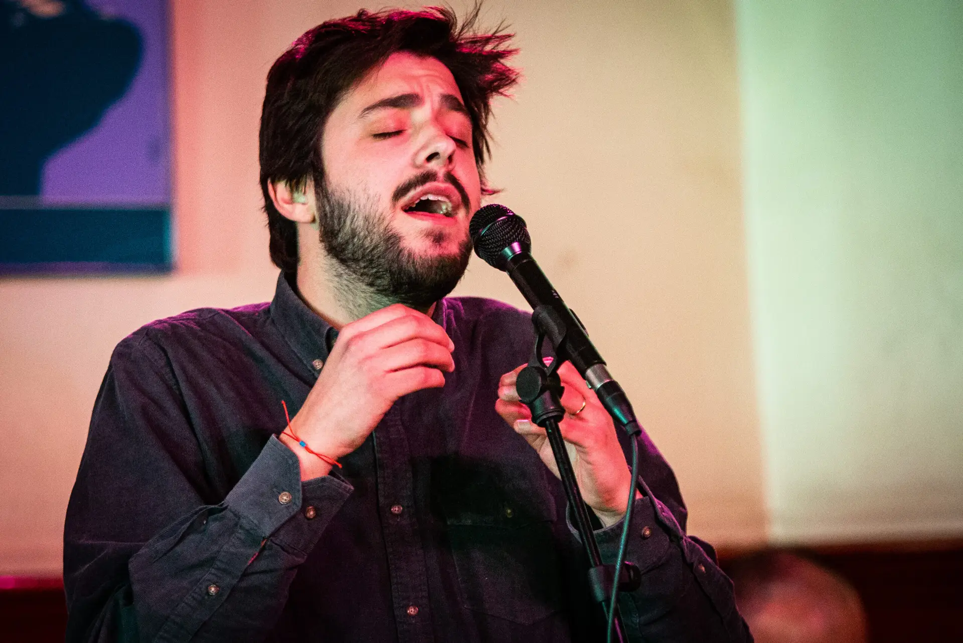 MADRID, SPAIN – MARCH 26: Portuguese singer Salvador Sobral performs on stage during the presentation of his new album ‘Paris, Lisboa’ at Cafe Central on March 26, 2019 in Madrid, Spain. (Photo by Pablo Cuadra/Getty Images)