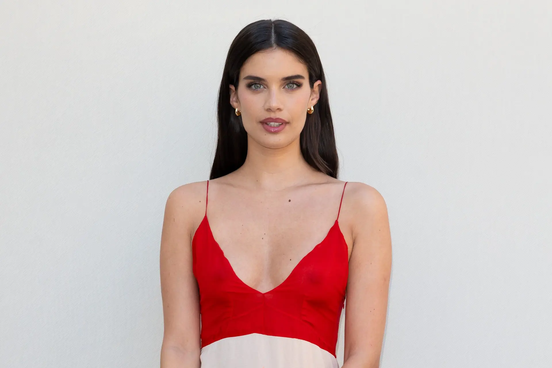 PARIS, FRANCE – OCTOBER 02: (EDITORIAL USE ONLY – For Non-Editorial use please seek approval from Fashion House) Model Sara Sampaio attends the Stella McCartney Womenswear Spring/Summer 2024 show as part of Paris Fashion Week on October 02, 2023 in Paris, France. (Photo by Marc Piasecki/WireImage)