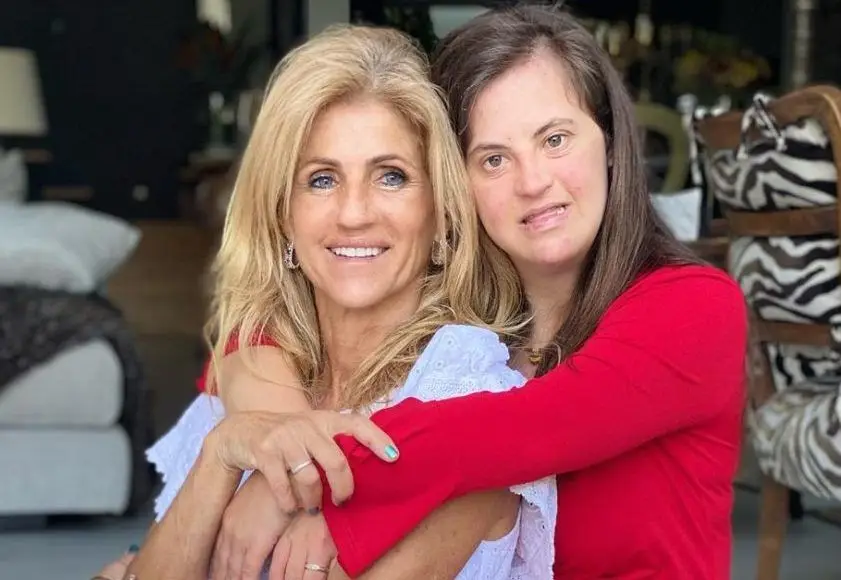 Bibá Pitta com a filha Madalena