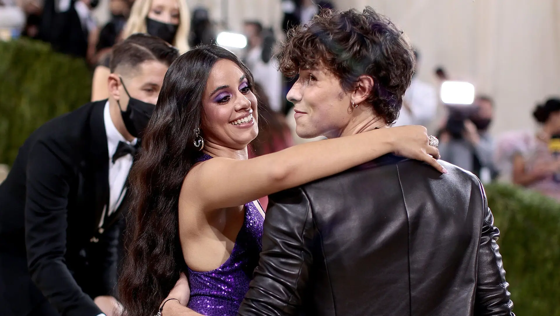 NEW YORK, NEW YORK – SEPTEMBER 13: Camila Cabello and Shawn Mendes attend The 2021 Met Gala Celebrating In America: A Lexicon Of Fashion at Metropolitan Museum of Art on September 13, 2021 in New York City. (Photo by Dimitrios Kambouris/Getty Images for The Met Museum/Vogue )