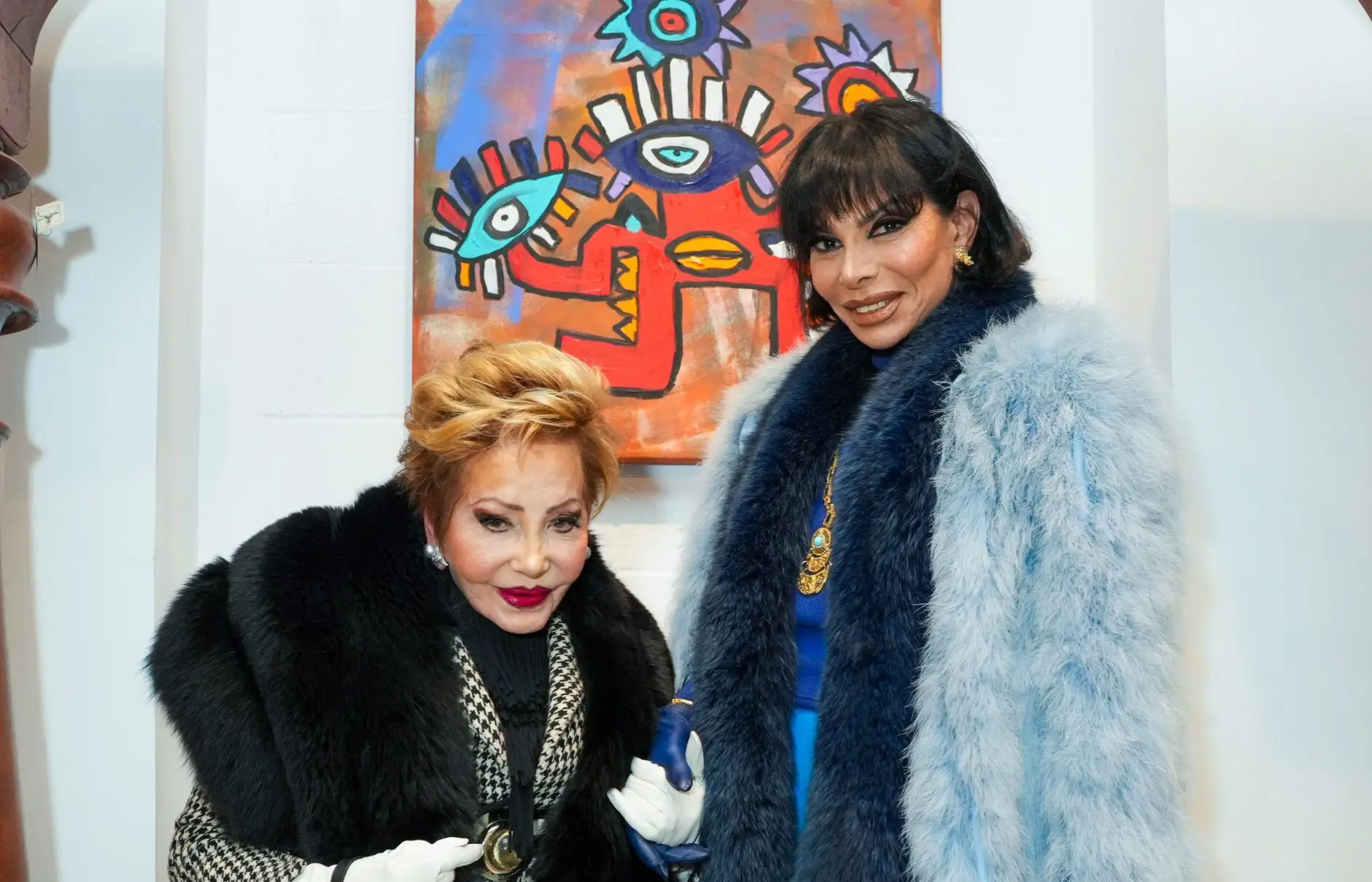 NEW YORK, NEW YORK – MARCH 31: Lady Betty Grafstein and Jose Castelo Branco attend MIKAIL AKAR – UNBELIEVABLE – Opening Reception at Modus10 on March 31, 2023 in New York City. (Photo by Sean Zanni/Patrick McMullan via Getty Images)