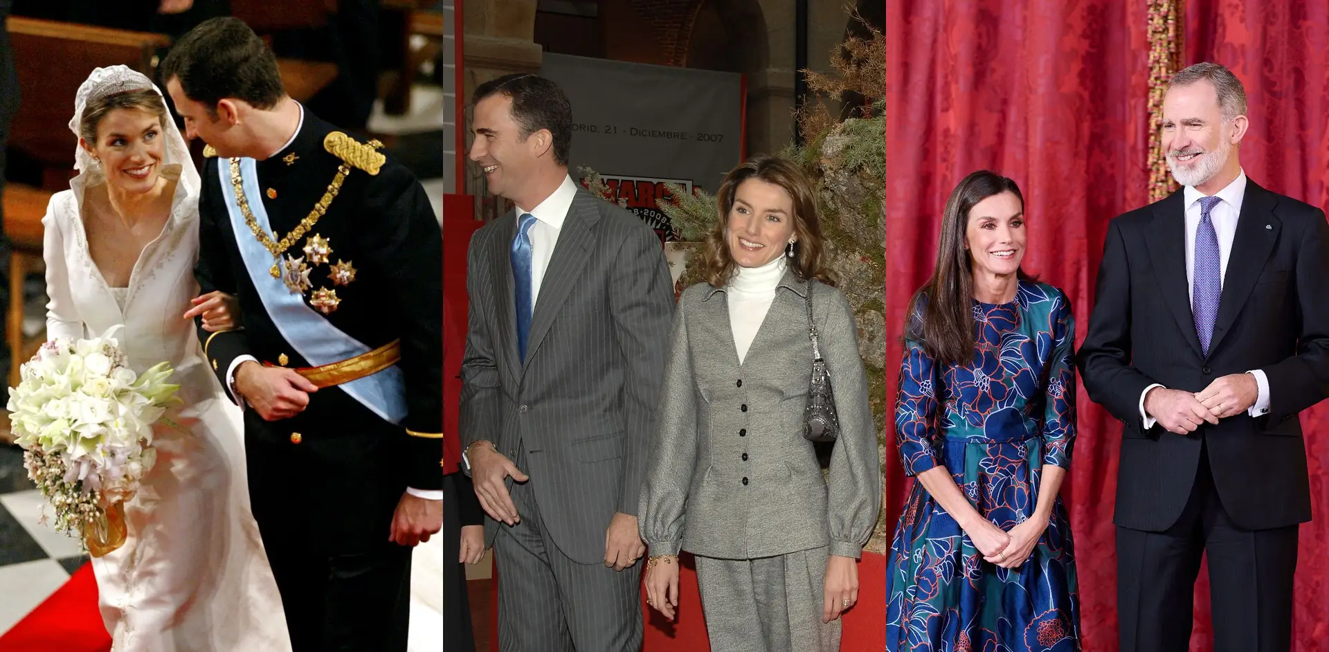Reis de Espanha celebram 20 anos de casamento