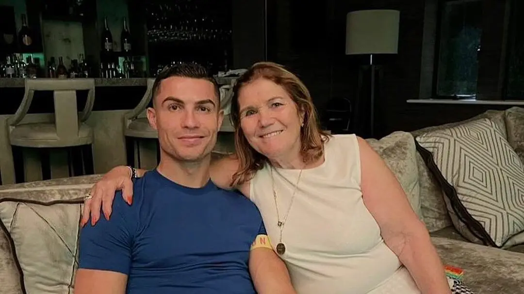 Dolores Aveiro e Cristiano Ronaldo