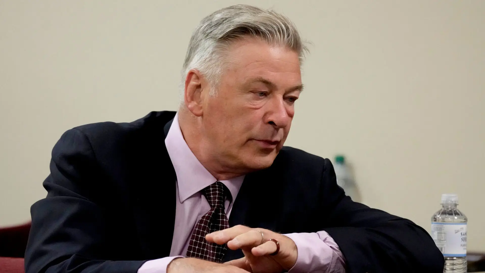 SANTA FE, NEW MEXICO – JULY 10: Actor Alec Baldwin listens during his hearing at Santa Fe County District Court on July 10, 2024 in Santa Fe, New Mexico. Baldwin is facing a single charge of involuntary manslaughter in the death of cinematographer Halyna Hutchins on the set of the film “Rust”. (Photo by Ross D. Franklin – Pool/Getty Images)