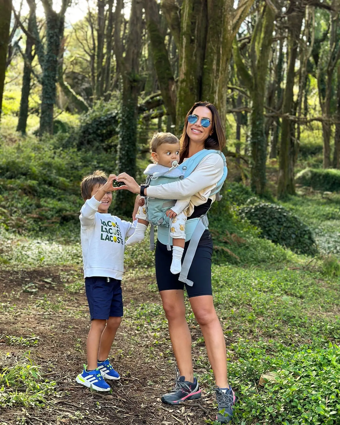 O passeio de Dânia Neto pela natureza com os filhos - "Que momento maravilhoso"