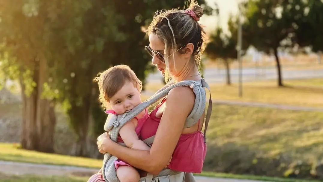 Marta Melro com a filha