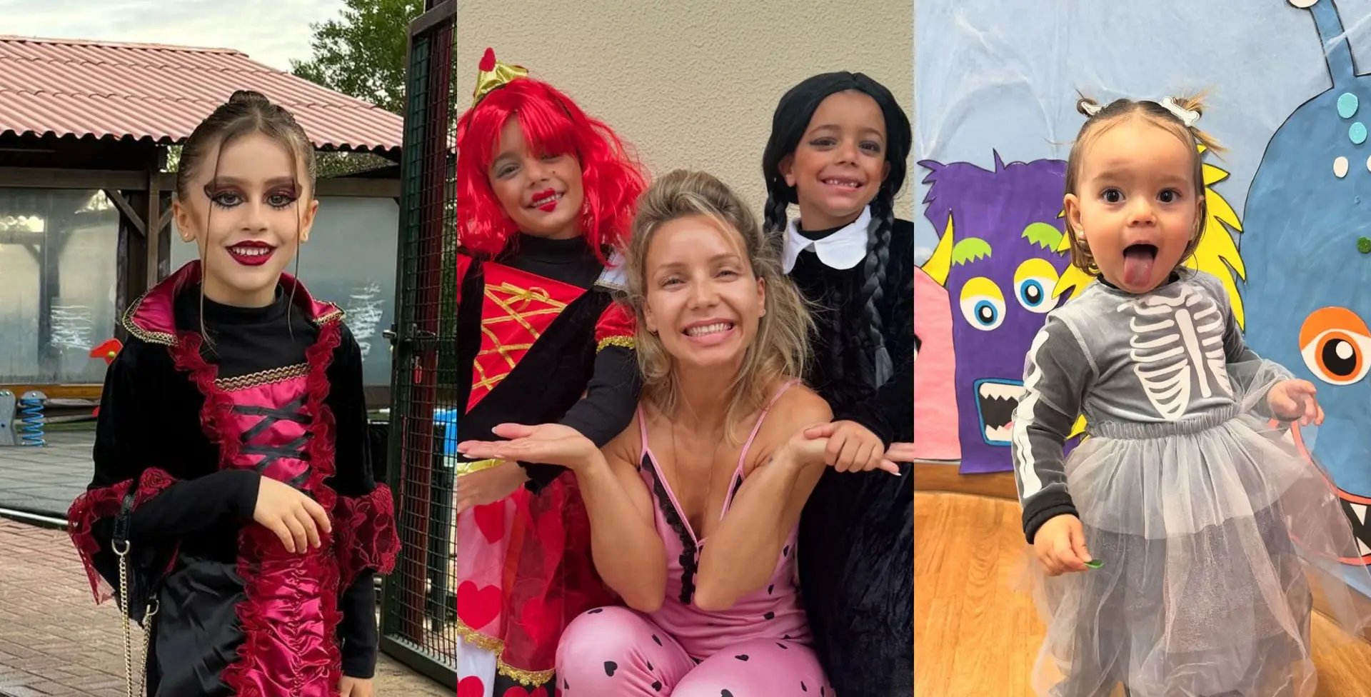 Filhos dos famosos no Halloween