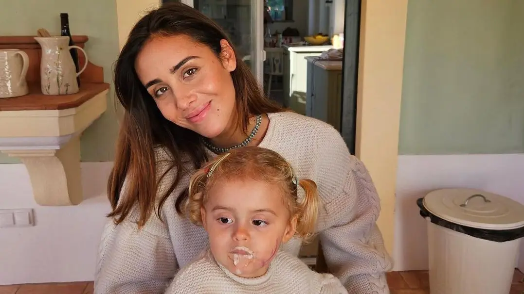 Rita Patrocínio com a primeira filha, Camila