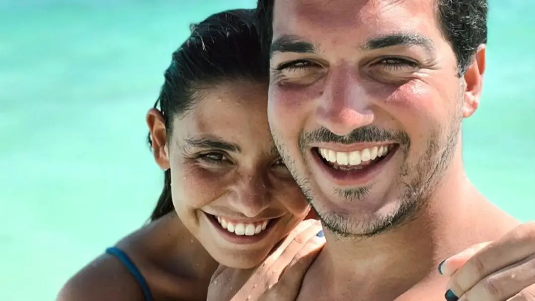 Madalena Moniz com o marido