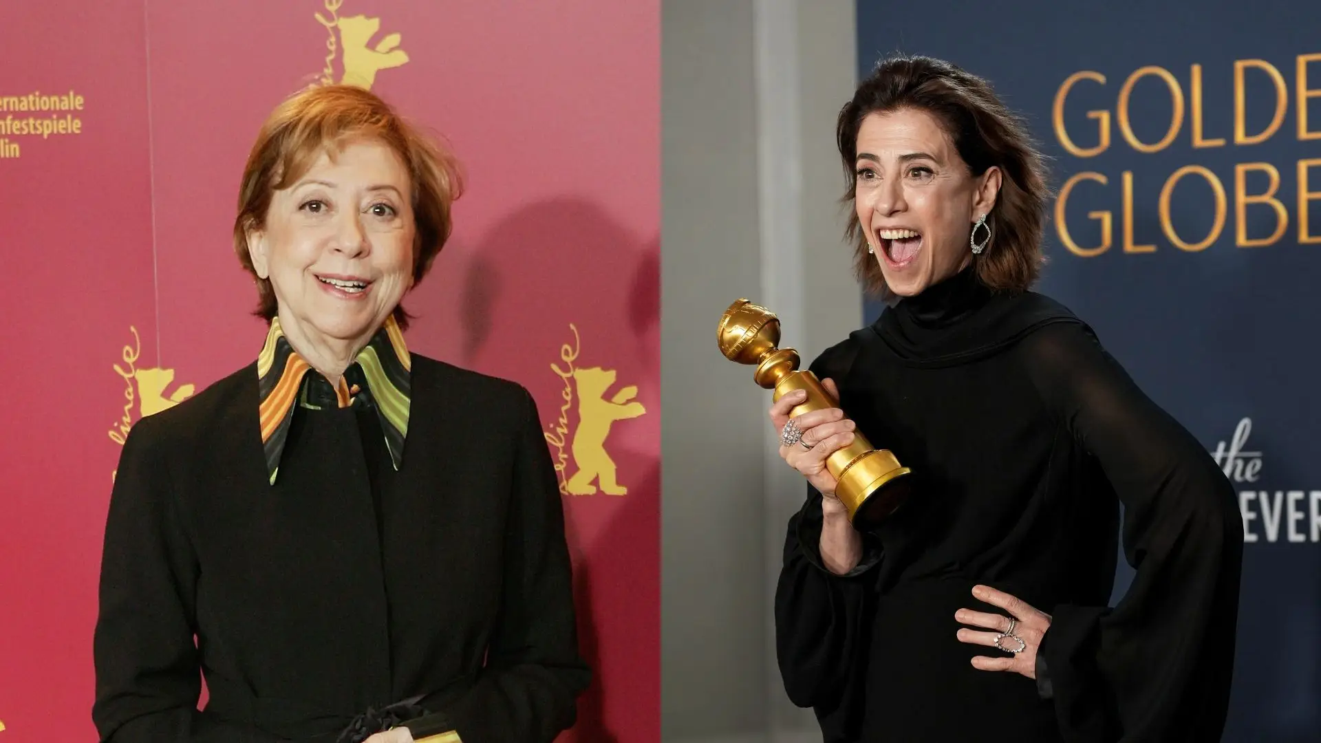 Euforia e emoção! Veja a reação de Fernanda Montenegro à vitória da filha nos Golden Globes