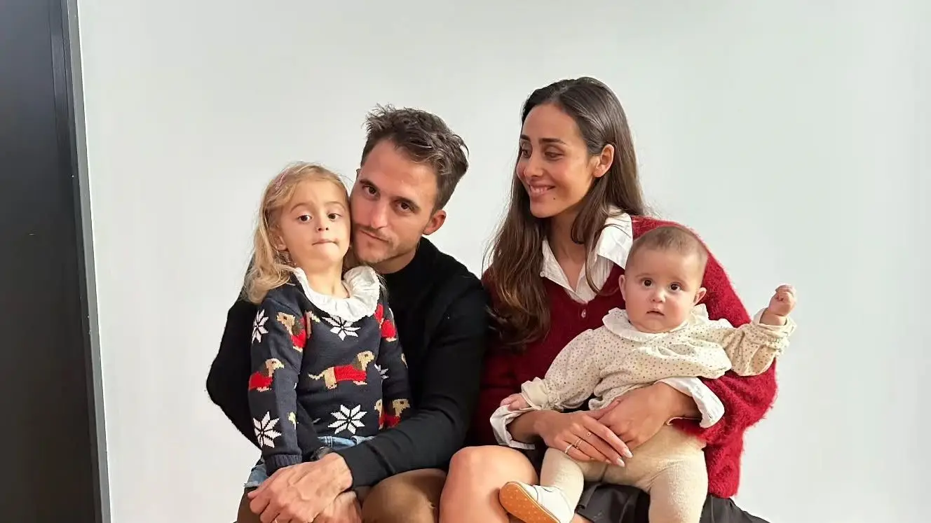Tiago Teotónio Pereira e Rita Patrocínio com as filhas 