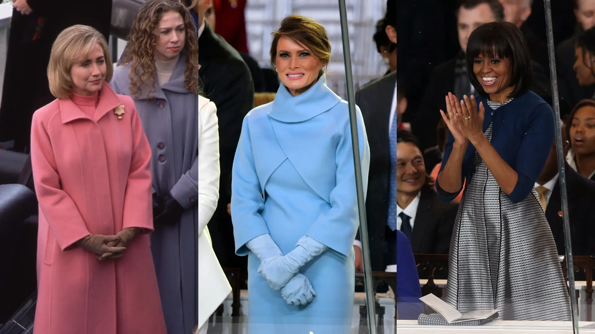 Recorde os looks escolhidos pelas primeiras-damas nas tomadas de posse nos Estados Unidos