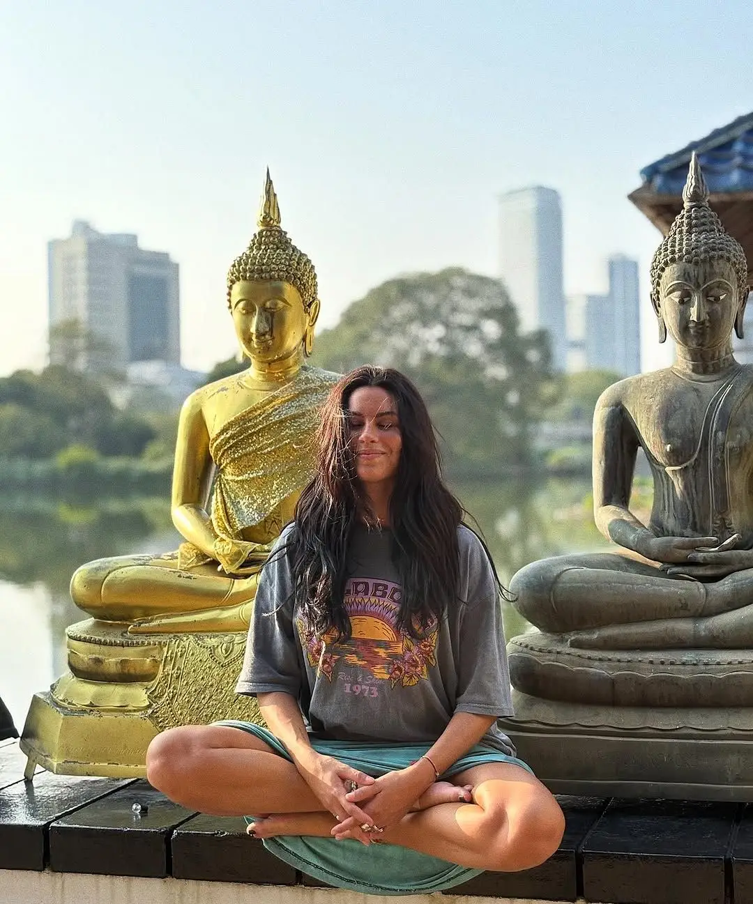No outro lado do mundo e com uma religião diferente - eis o destino das férias de Carolina Loureiro