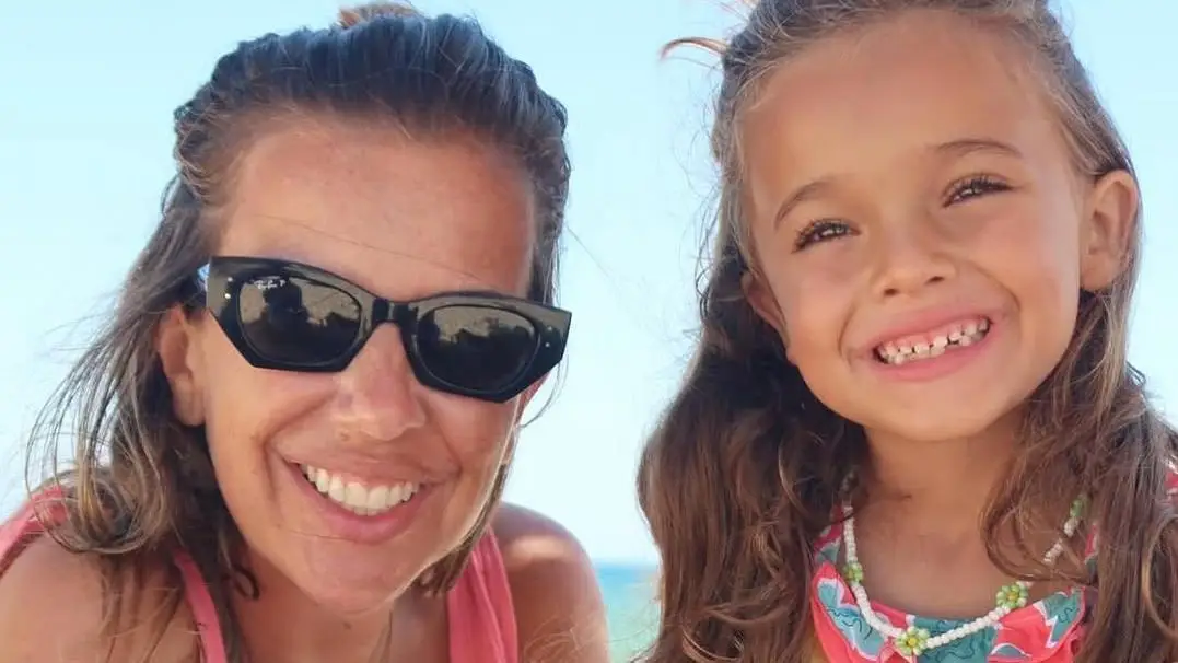 Ana Garcia Martins e a filha, Benedita