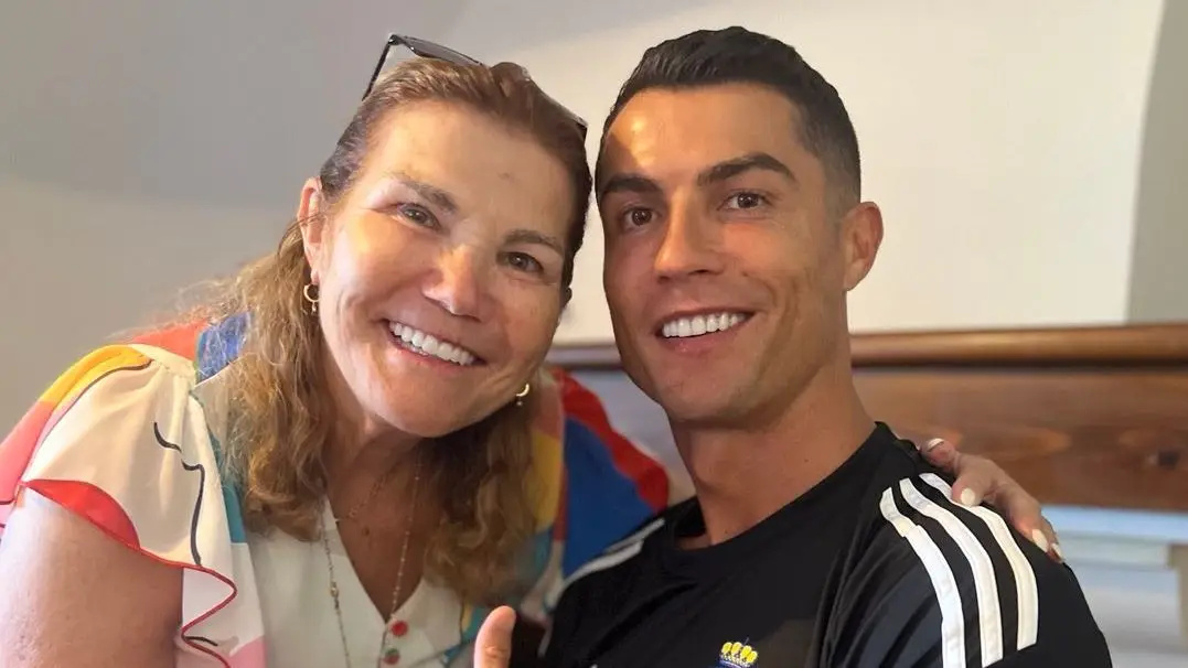 Dolores Aveiro e Cristiano Ronaldo