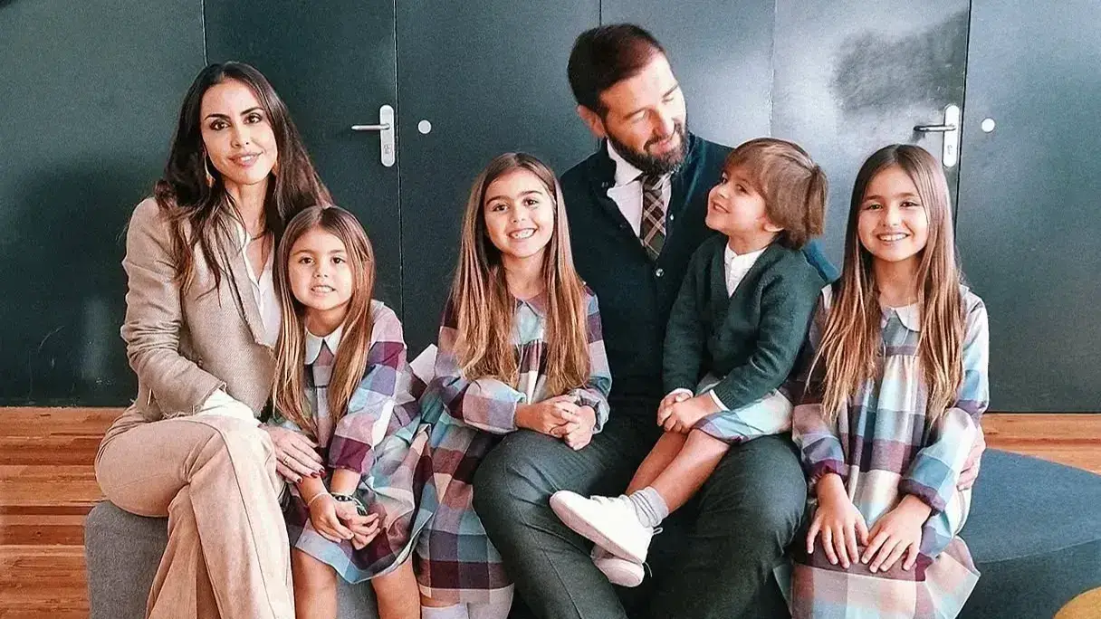 Carolina Patrocínio, Gonçalo Uva e os quatro filhos