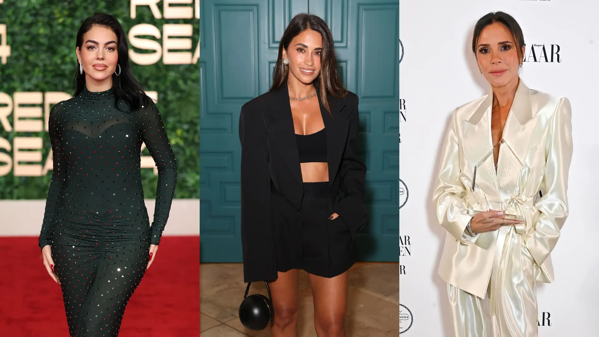 Georgina Rodríguez; Antonela Roccuzo; Victoria Beckham