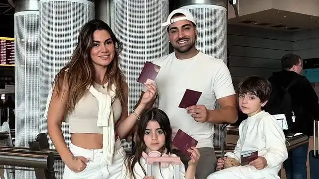 Liliana Filipa e a família