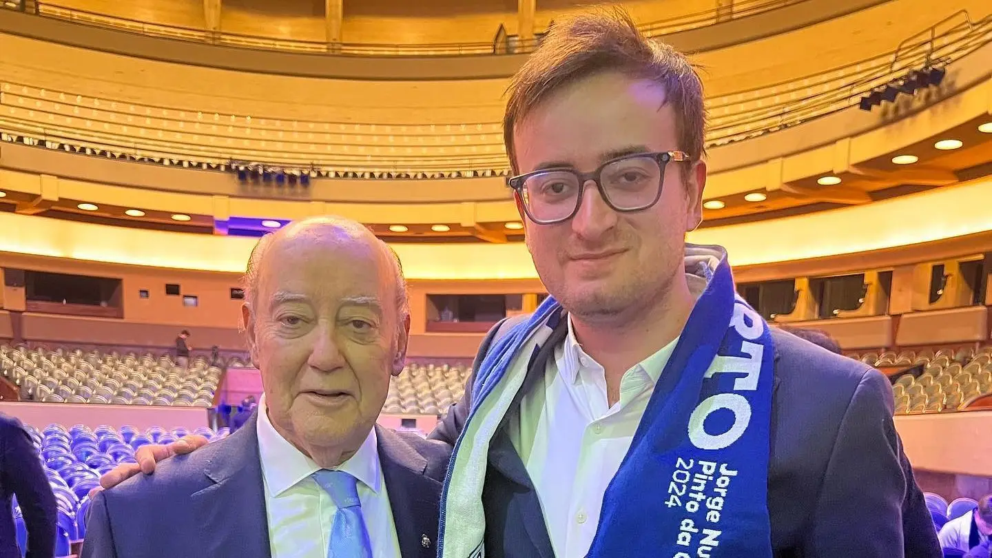 Pinto da Costa com o neto