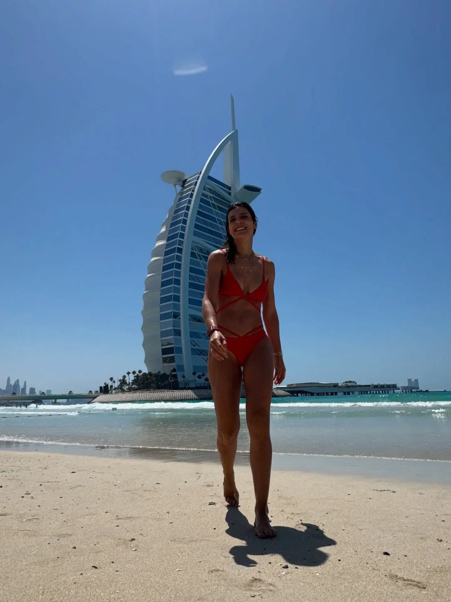 Pés na areia, jardins de sonho e até sardinhas! Andreia Rodrigues recorda viagem em família ao Dubai