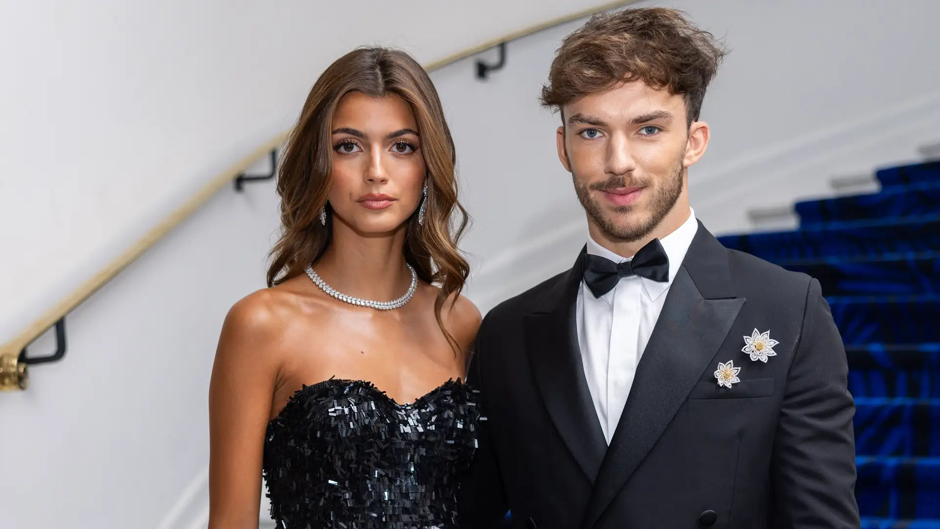 Kika Cerqueira Gomes e Pierre Gasly