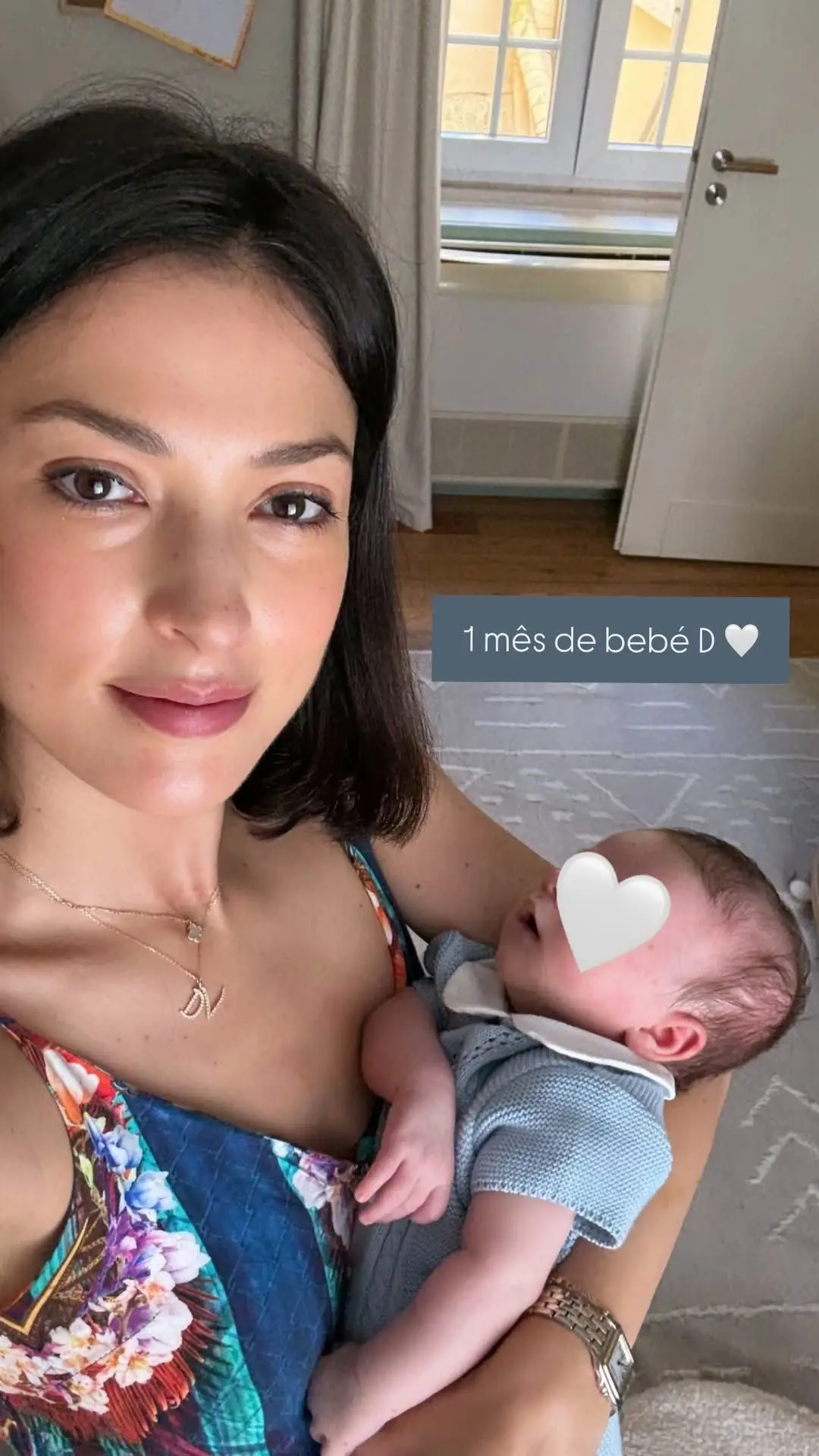 Em festa! Sara Salgado celebra primeiro mês de vida do filho Diogo