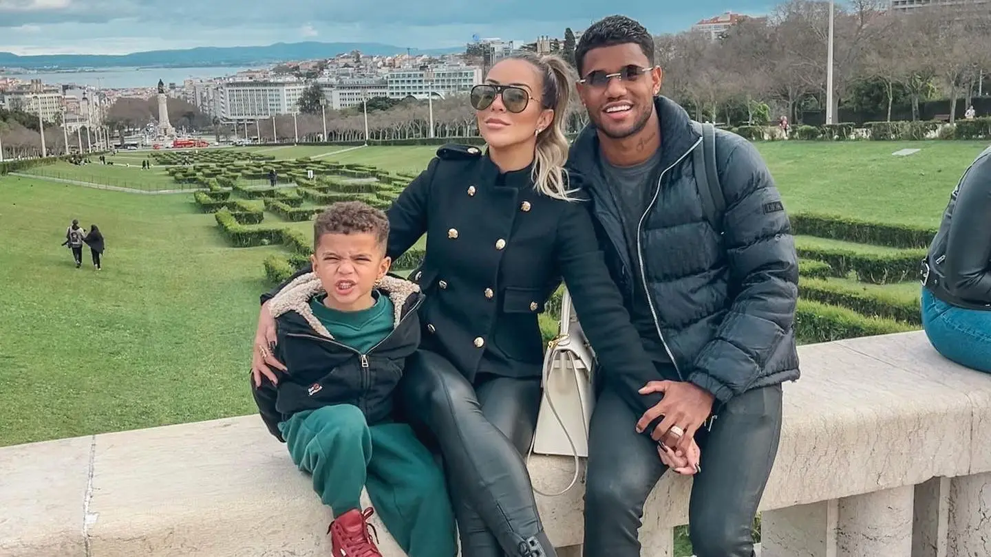 Matheus Reis com a família
