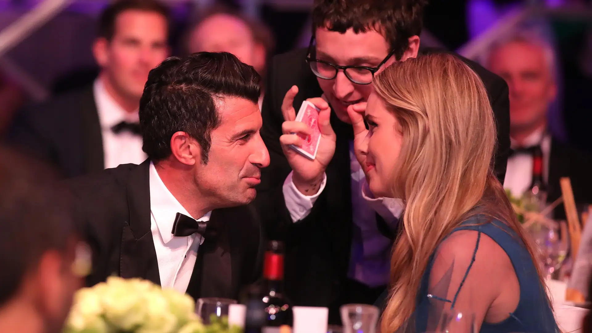 Luís Figo e Helene Svedin