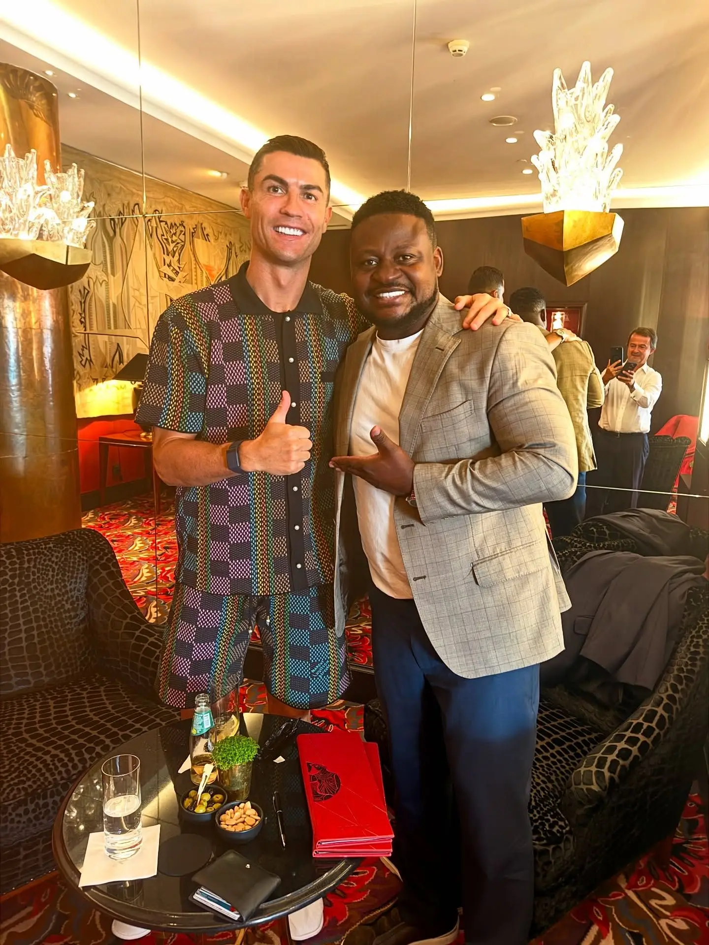 Sonho cumprido? Matias Damásio revela imagens de encontro com Cristiano Ronaldo: "Ficará guardado para sempre"