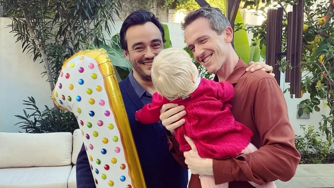 Pedro Penim, Mark Lowen e a filha, Amália