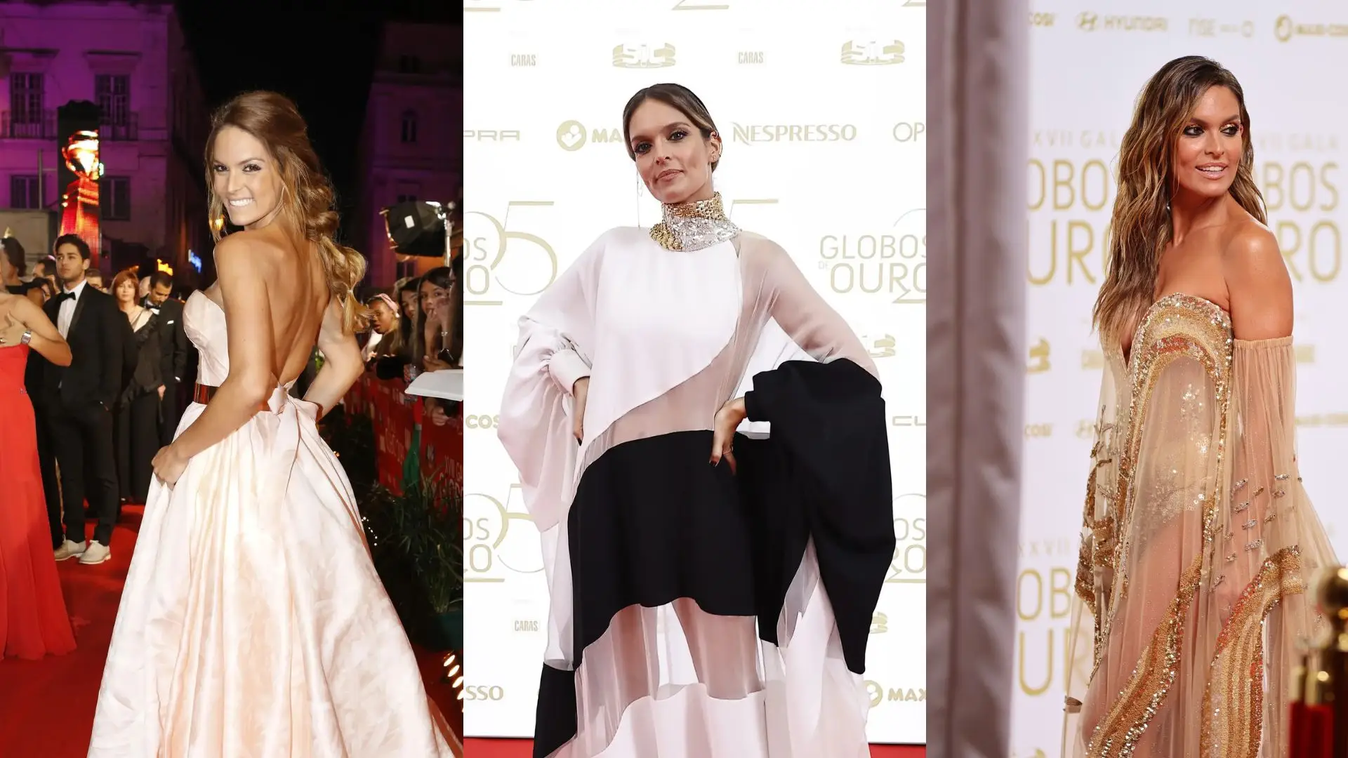 Clássica, irreverente e ousada: Recorde os looks de Diana Chaves nos Globos de Ouro ao longo dos anos