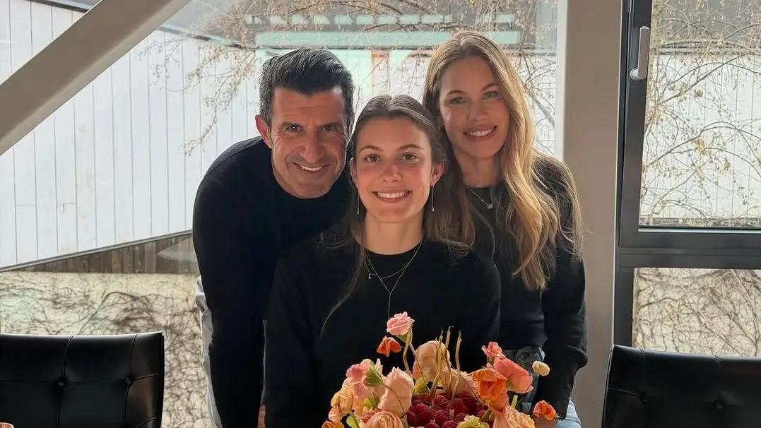 Fotos únicas em dia especial! Luís Figo assinala 27.º aniversário da filha  nas redes sociais - Fama Show