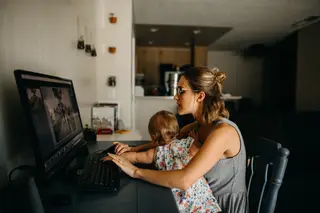The stress-free management of working from home with children