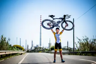 El triatleta de la refinería de Sines