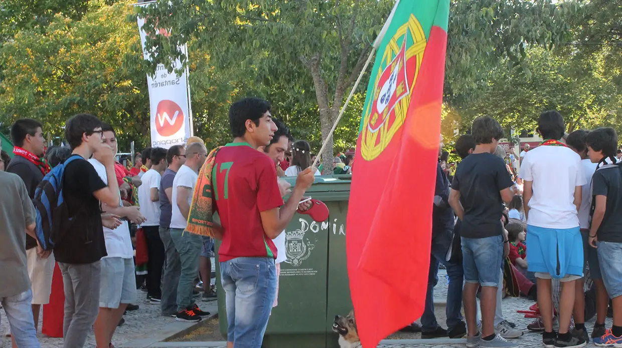 Celebrações da vitória do Euro 2016