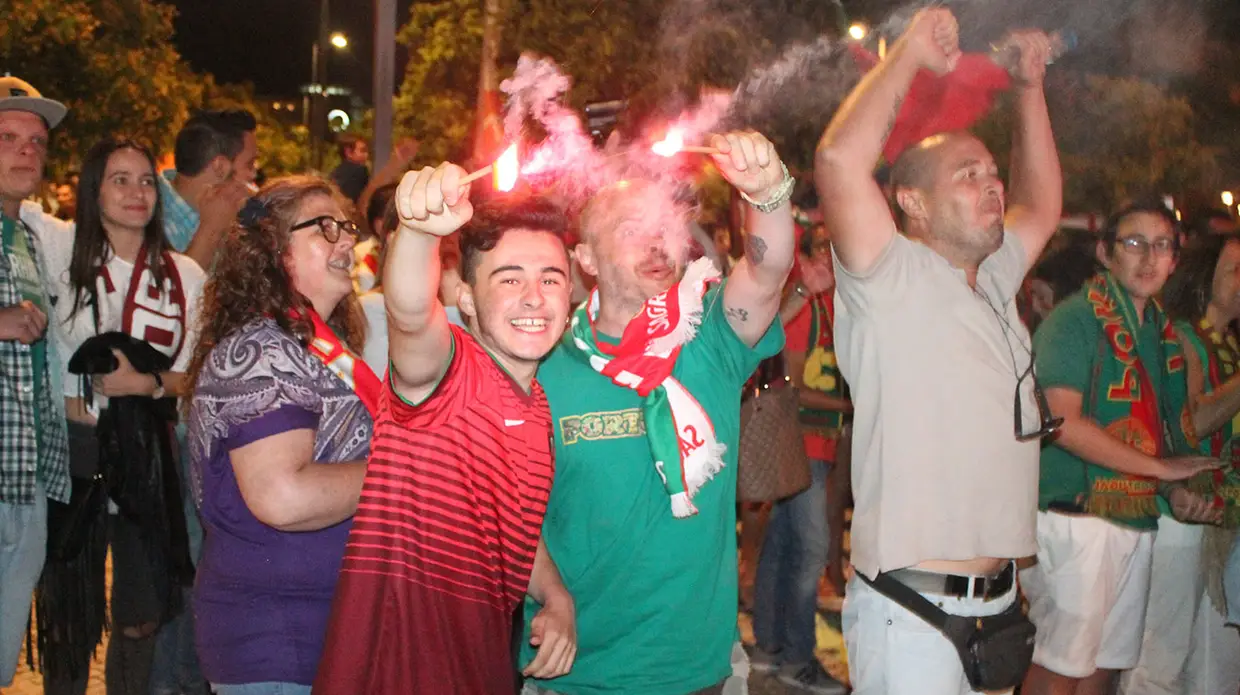 Celebrações da vitória do Euro 2016
