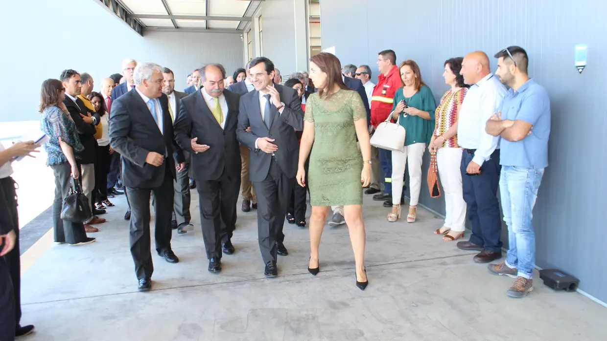 Inauguração do Centro de Tratamento de Resíduos Hospitalares e Industriais (CIVTRHI), no Eco-Parque do Relvão na Chamusca.