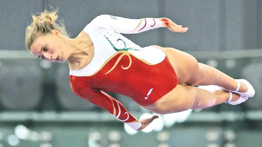 Ana Rente falha final de trampolins