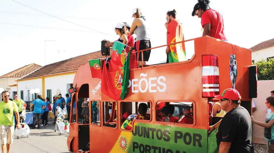 Finalmente a selecção veio festejar ao Ribatejo!