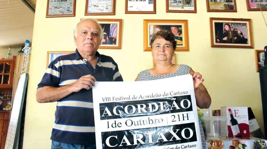 Vieram do Algarve há 40 anos e criaram o Festival do Acordeão do Cartaxo