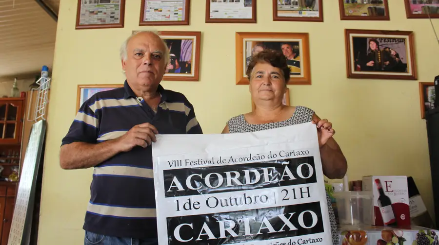 Vieram do Algarve há 40 anos e criaram o Festival do Acordeão do Cartaxo