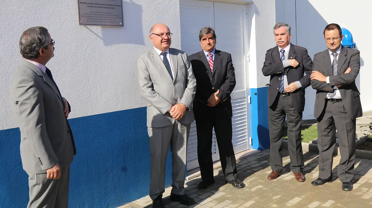 Imagens da inauguração dos reservatórios de água da Póvoa de Santa Iria